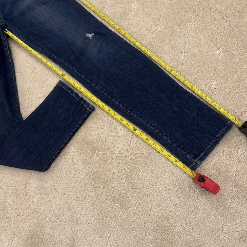 Joe’s Jeans Straight Leg Nellie Distressed Jeans Dark Medium Wash Women Size:31 - Picture 8 of 11